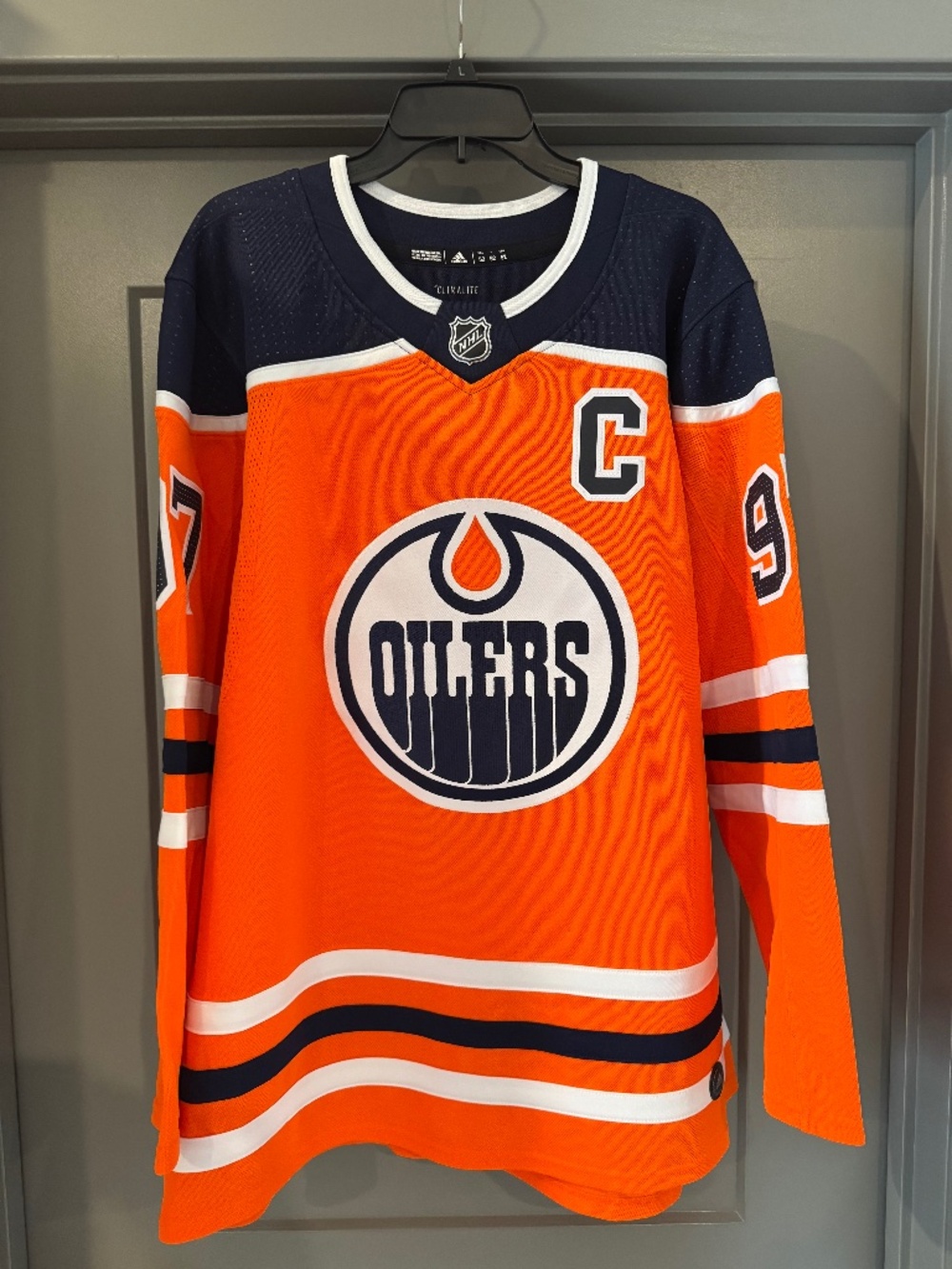 Adidas Edmonton Oilers Jersey size 52